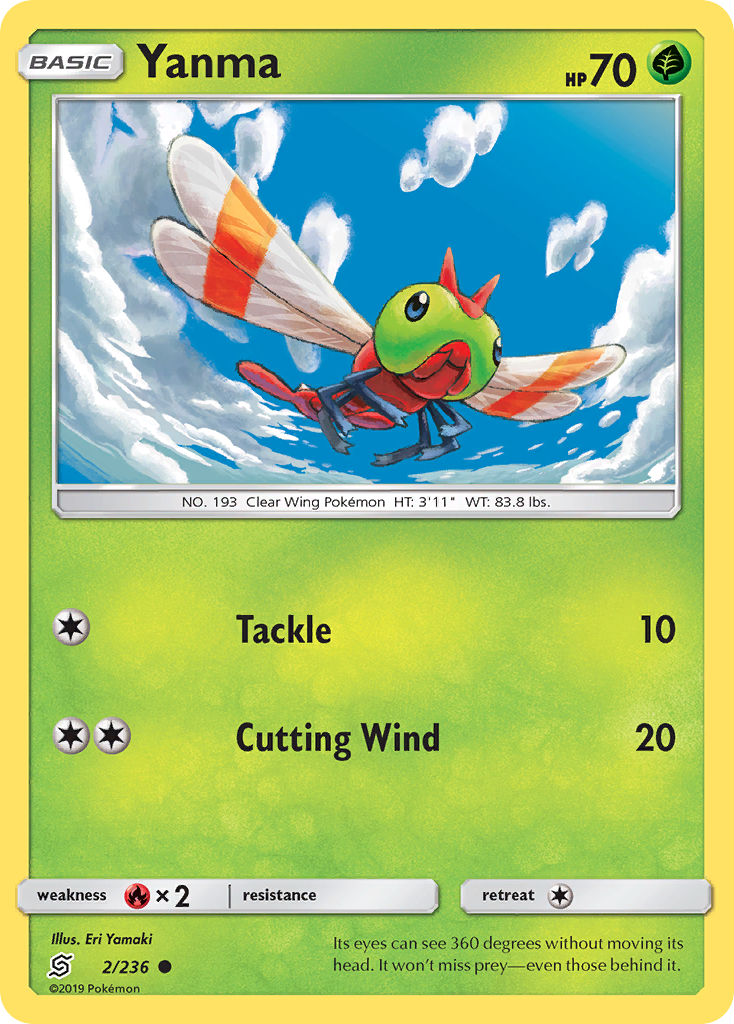 Yanma (2/236) [Sun & Moon: Unified Minds] | Game Haven TX