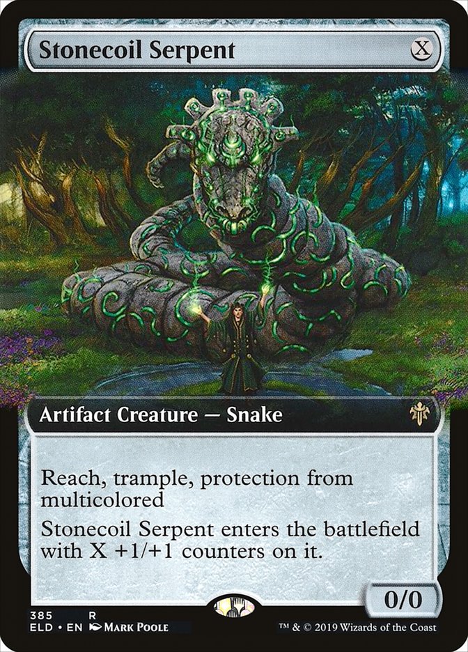 Stonecoil Serpent (Extended Art) [Throne of Eldraine] | Game Haven TX