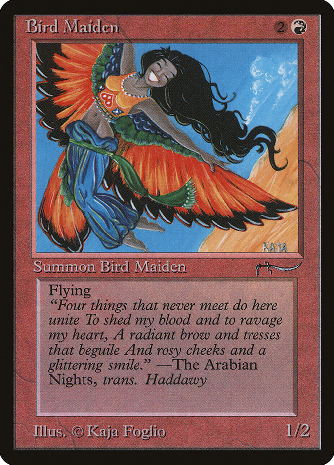 Bird Maiden (Dark Mana Cost) [Arabian Nights] | Game Haven TX