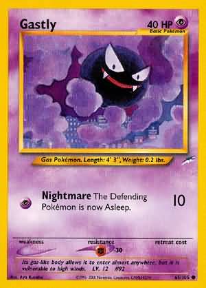 Gastly (65/105) [Neo Destiny Unlimited] | Game Haven TX