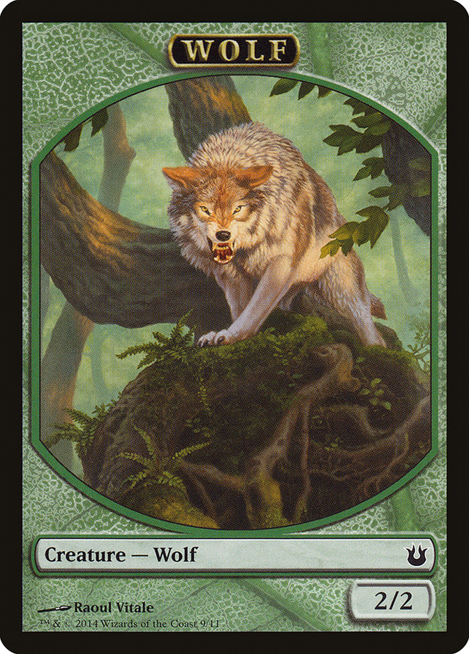 Wolf [Born of the Gods Tokens] | Game Haven TX