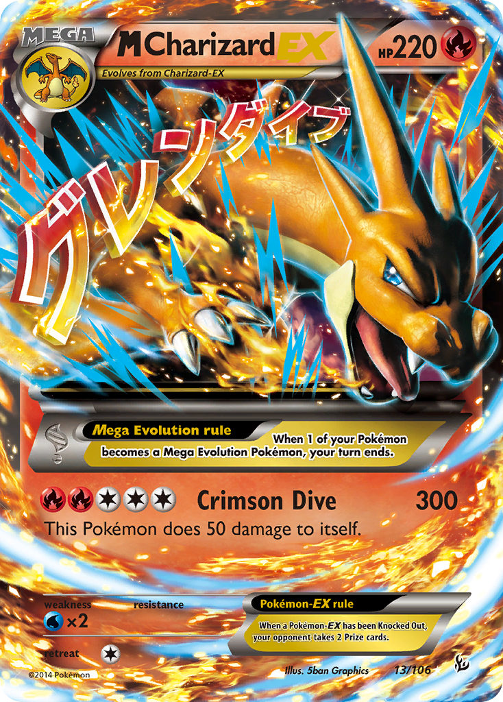 M Charizard EX (13/106) [XY: Flashfire] | Game Haven TX