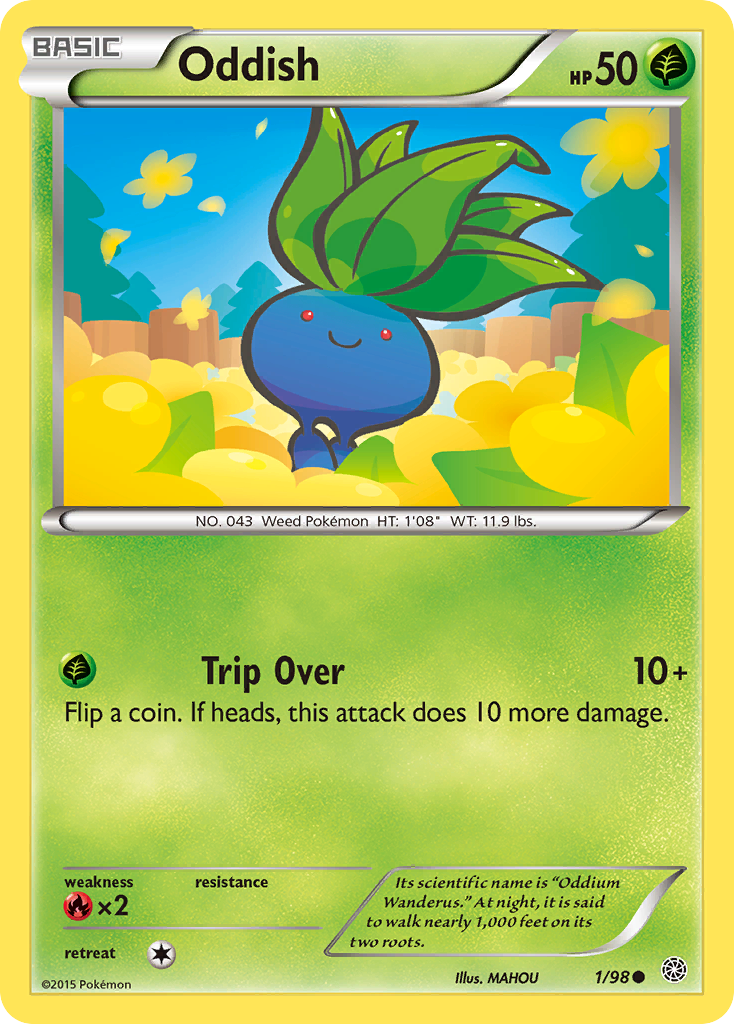 Oddish (1/98) [XY: Ancient Origins] | Game Haven TX