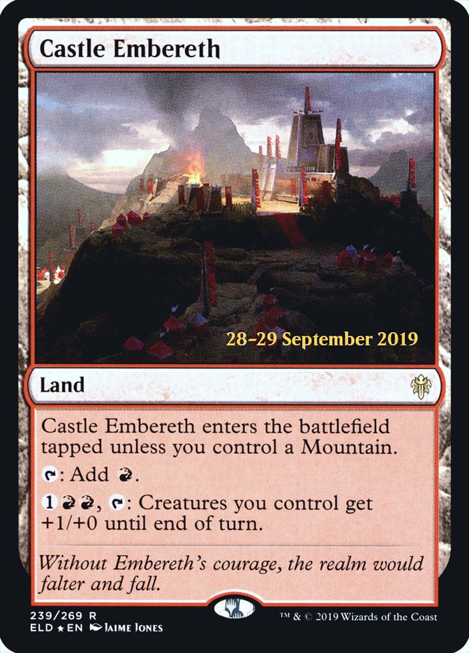 Castle Embereth [Throne of Eldraine Promos] | Game Haven TX