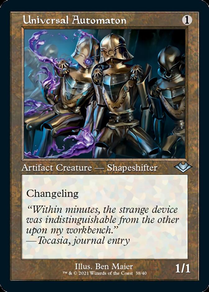 Universal Automaton (Retro Etched Foil) [Modern Horizons 2] | Game Haven TX