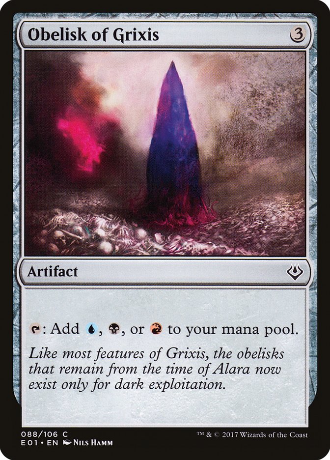 Obelisk of Grixis [Archenemy: Nicol Bolas] | Game Haven TX