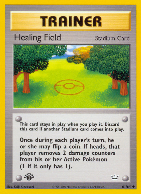 Healing Field (61/64) [Neo Revelation 1st Edition] | Game Haven TX