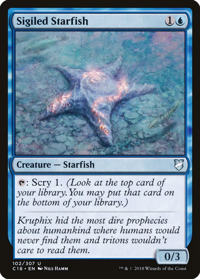 Sigiled Starfish [Commander 2018] | Game Haven TX