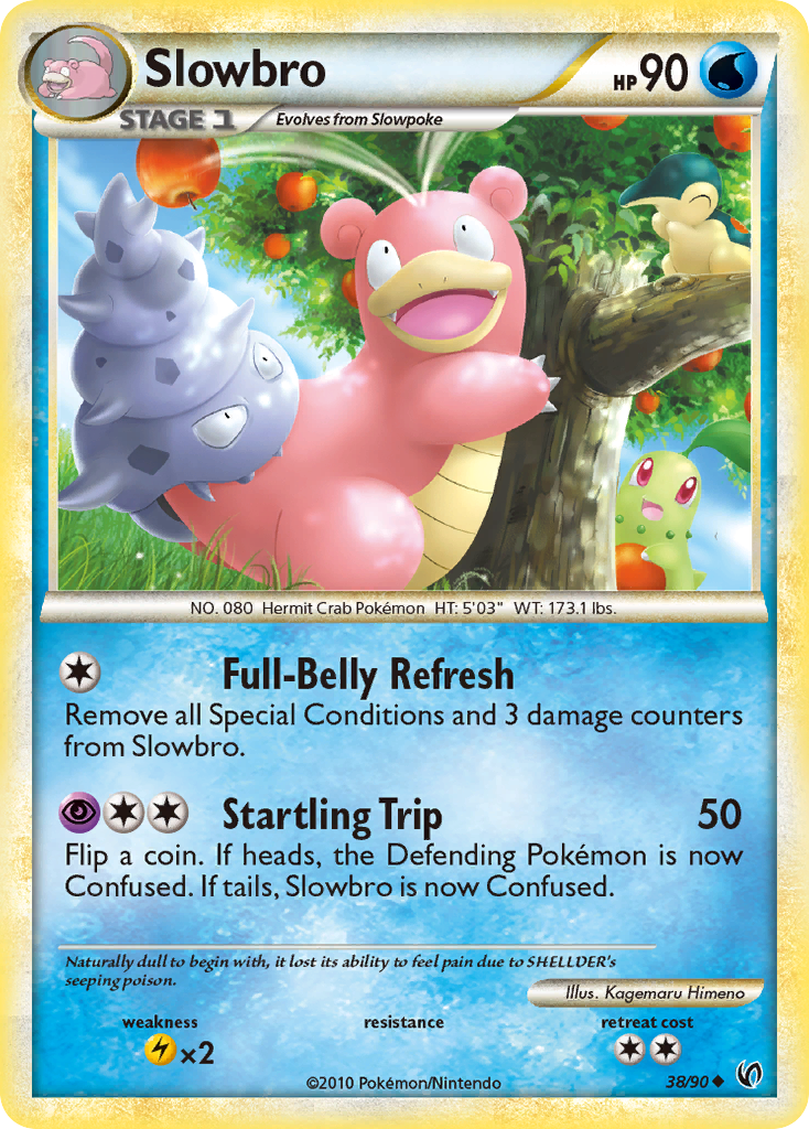 Slowbro (38/90) [HeartGold & SoulSilver: Undaunted] | Game Haven TX