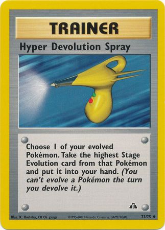 Hyper Devolution Spray (73/75) [Neo Discovery Unlimited] | Game Haven TX