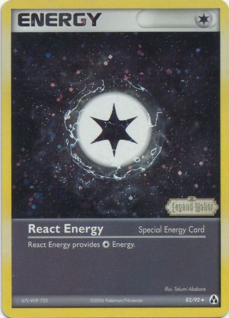 React Energy (82/92) (Stamped) [EX: Legend Maker] | Game Haven TX