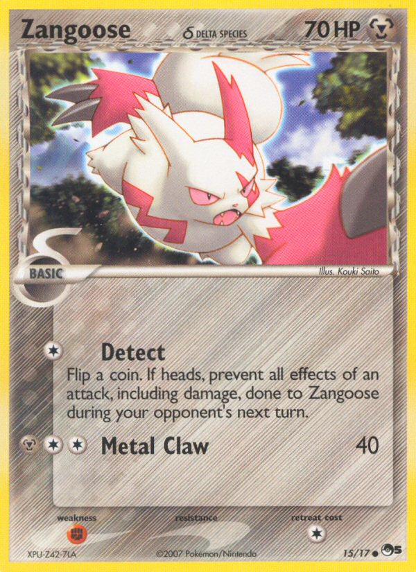 Zangoose (15/17) (Delta Species) [POP Series 5] | Game Haven TX
