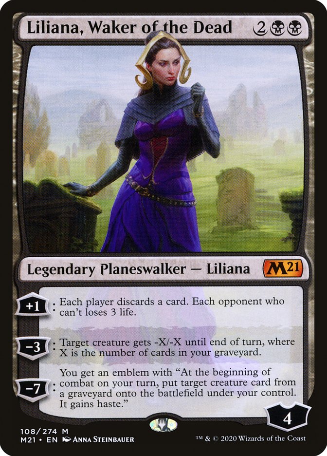 Liliana, Waker of the Dead [Core Set 2021] | Game Haven TX