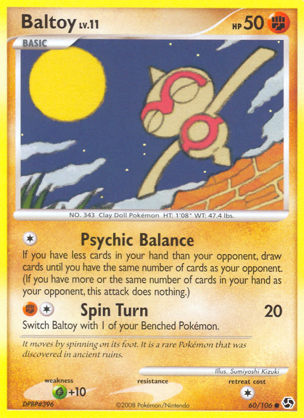 Baltoy (60/106) [Diamond & Pearl: Great Encounters] | Game Haven TX