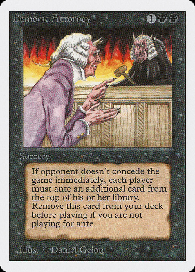 Demonic Attorney [Unlimited Edition] | Game Haven TX