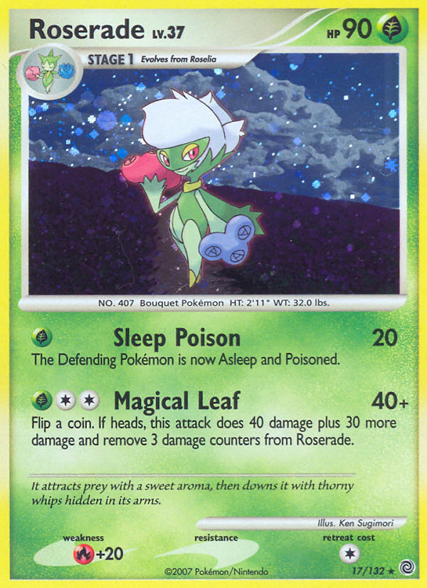 Roserade (17/132) [Diamond & Pearl: Secret Wonders] | Game Haven TX