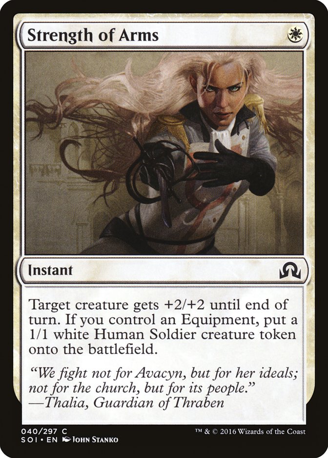 Strength of Arms [Shadows over Innistrad] | Game Haven TX