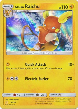 Alolan Raichu (30/30) [Sun & Moon: Trainer Kit - Alolan Raichu] | Game Haven TX