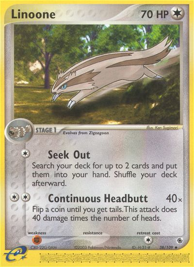 Linoone (38/109) [EX: Ruby & Sapphire] | Game Haven TX