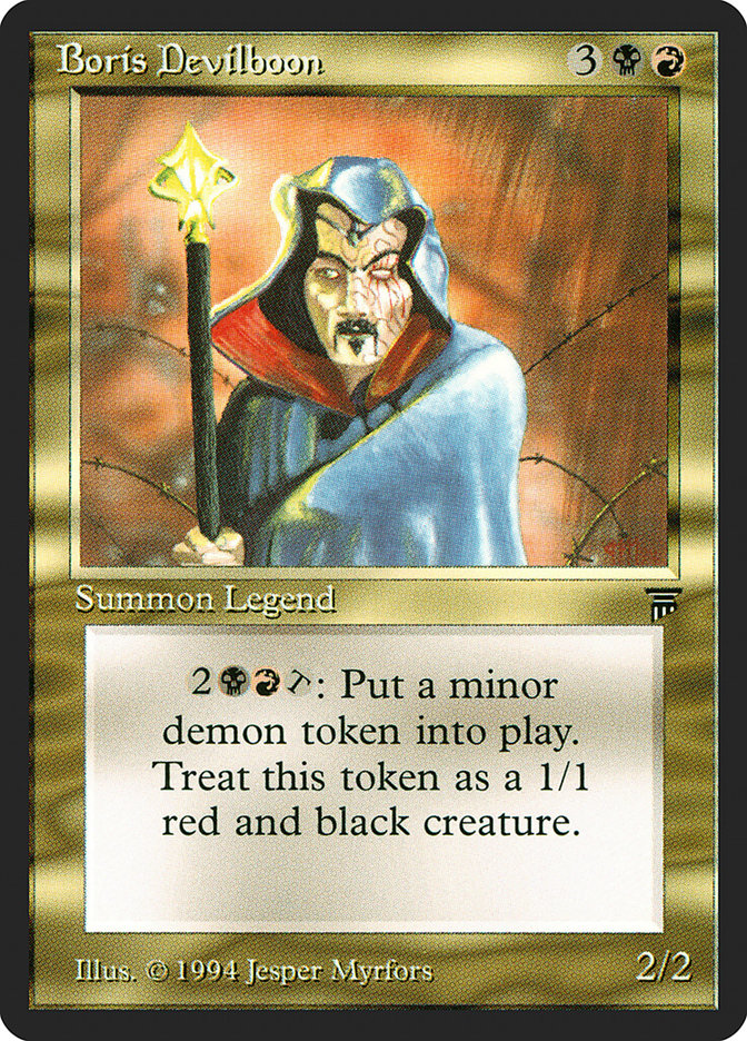 Boris Devilboon [Legends] | Game Haven TX