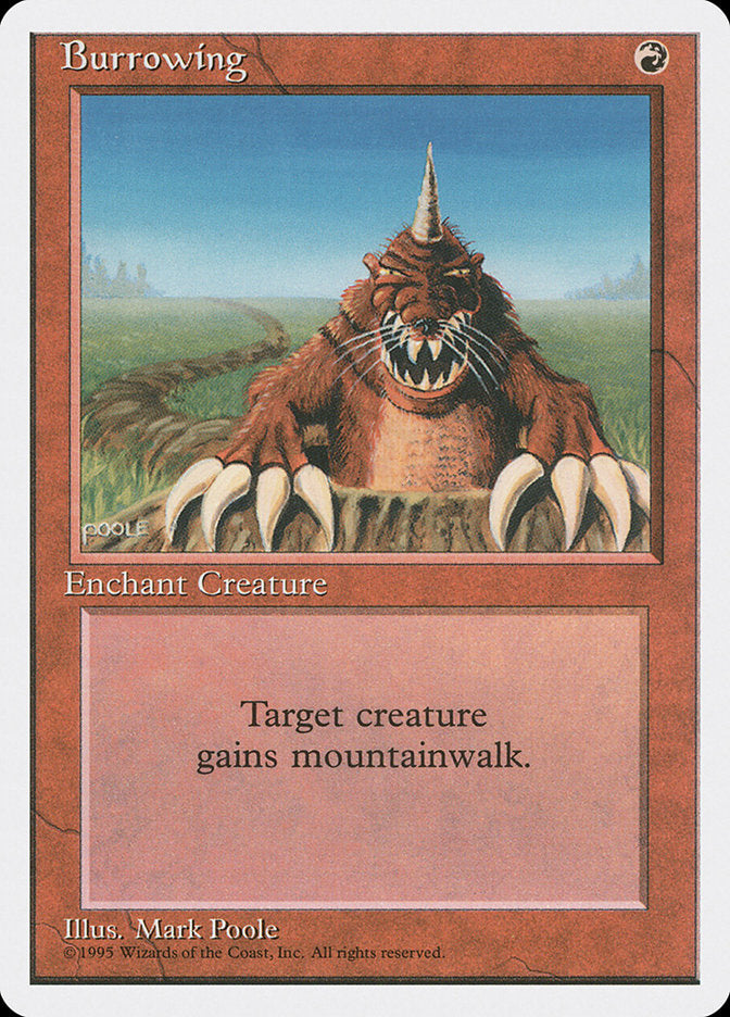 Burrowing [Fourth Edition] | Game Haven TX