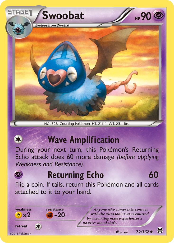 Swoobat (72/162) [XY: BREAKthrough] | Game Haven TX