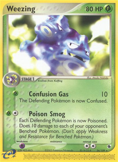 Weezing (24/109) [EX: Ruby & Sapphire] | Game Haven TX