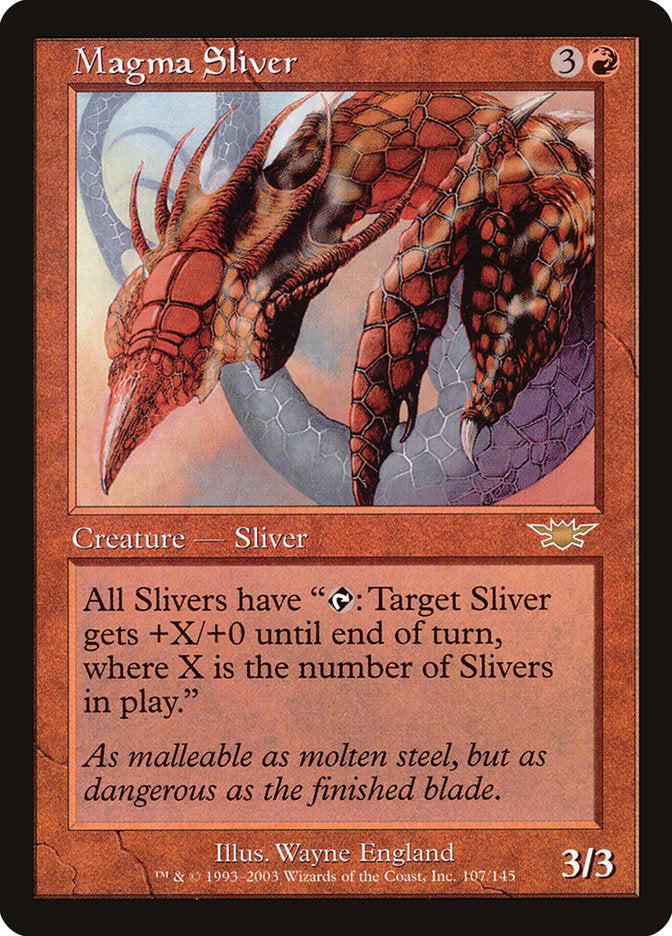Magma Sliver [Legions] | Game Haven TX