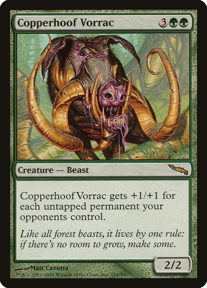 Copperhoof Vorrac [Mirrodin] | Game Haven TX
