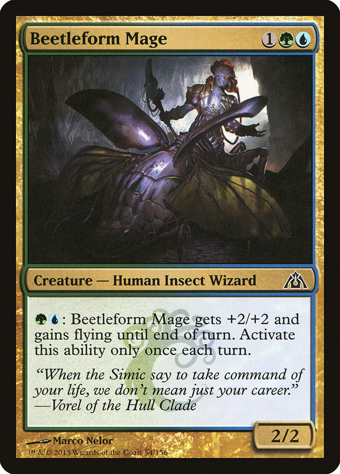 Beetleform Mage [Dragon's Maze] | Game Haven TX