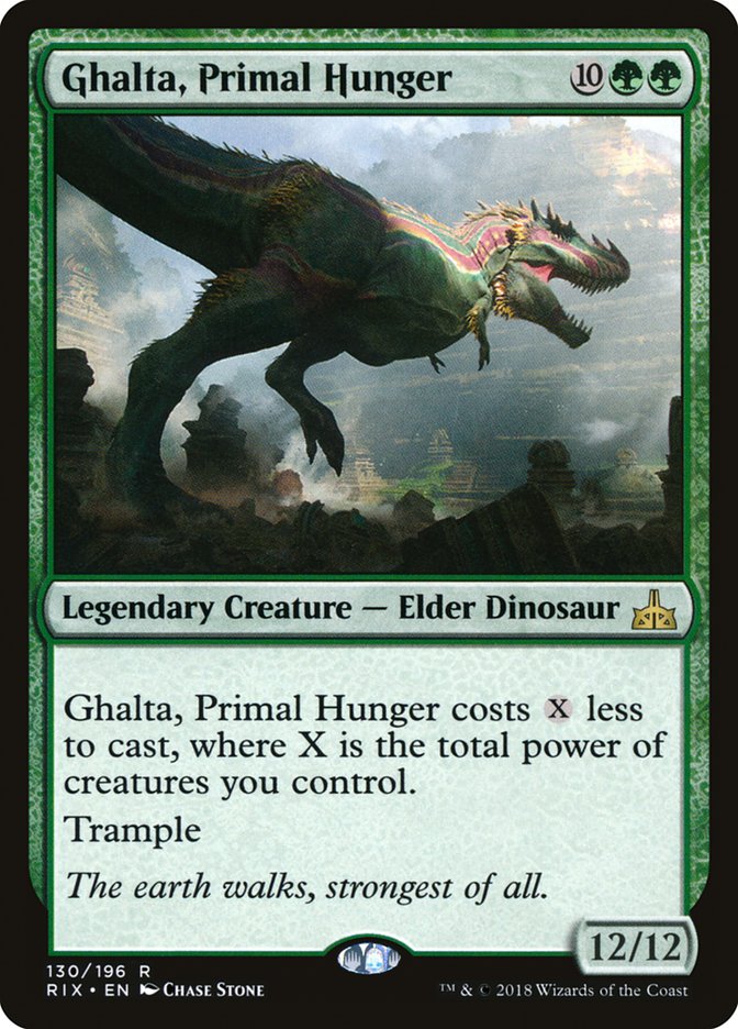 Ghalta, Primal Hunger [Rivals of Ixalan] | Game Haven TX