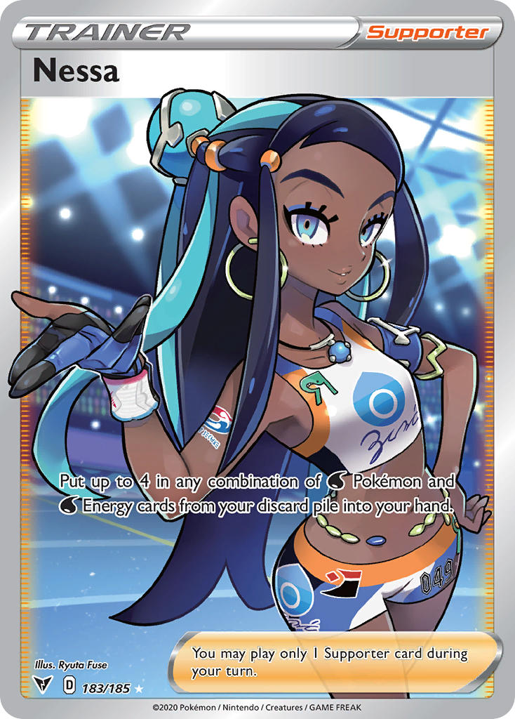 Nessa (183/185) [Sword & Shield: Vivid Voltage] | Game Haven TX