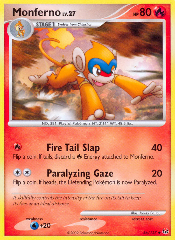 Monferno (56/127) [Platinum: Base Set] | Game Haven TX