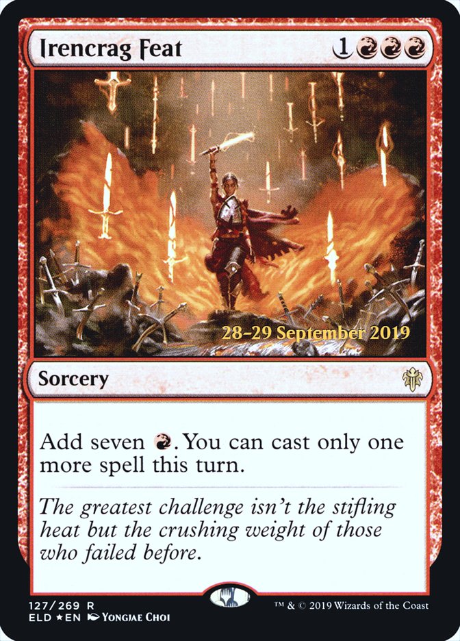 Irencrag Feat [Throne of Eldraine Promos] | Game Haven TX