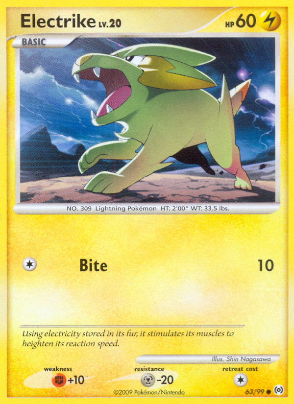 Electrike (63/99) [Platinum: Arceus] | Game Haven TX