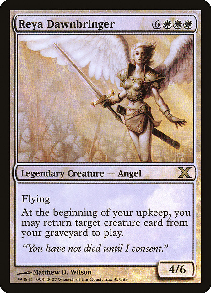 Reya Dawnbringer (Premium Foil) [Tenth Edition] | Game Haven TX