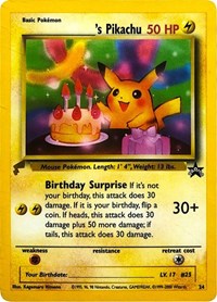 Pikachu (24) (Birthday) [Pikachu World Collection Promos] | Game Haven TX