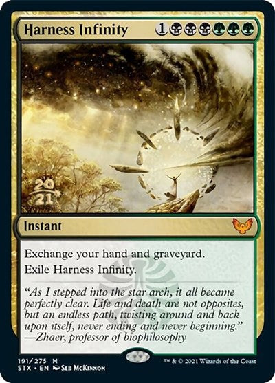 Harness Infinity (Prerelease) [Strixhaven: School of Mages Prerelease Promos] | Game Haven TX