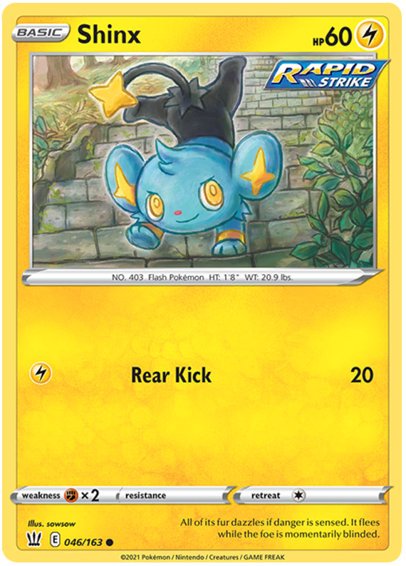 Shinx (046/163) [Sword & Shield: Battle Styles] | Game Haven TX