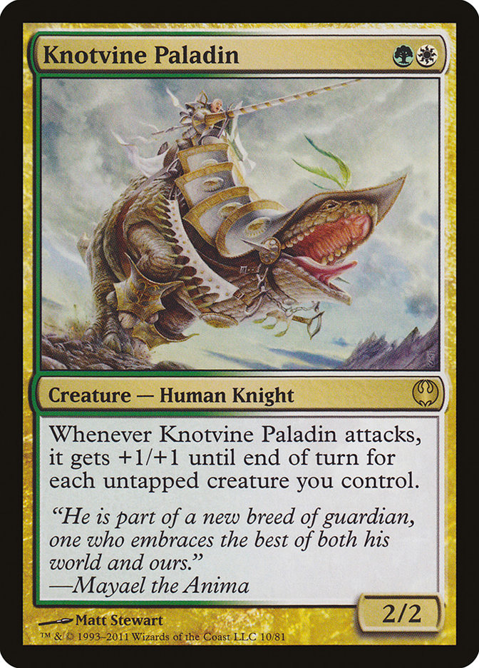 Knotvine Paladin [Duel Decks: Knights vs. Dragons] | Game Haven TX