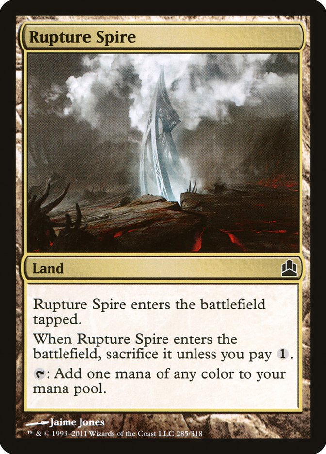Rupture Spire [Commander 2011] | Game Haven TX