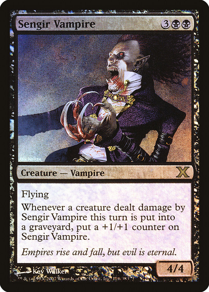 Sengir Vampire (Premium Foil) [Tenth Edition] | Game Haven TX