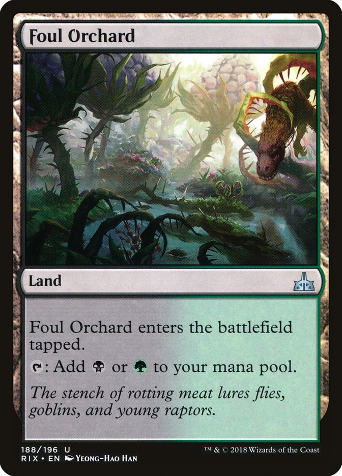 Foul Orchard [Rivals of Ixalan] | Game Haven TX