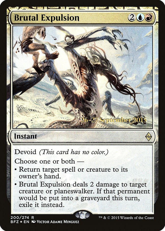 Brutal Expulsion  [Battle for Zendikar Prerelease Promos] | Game Haven TX