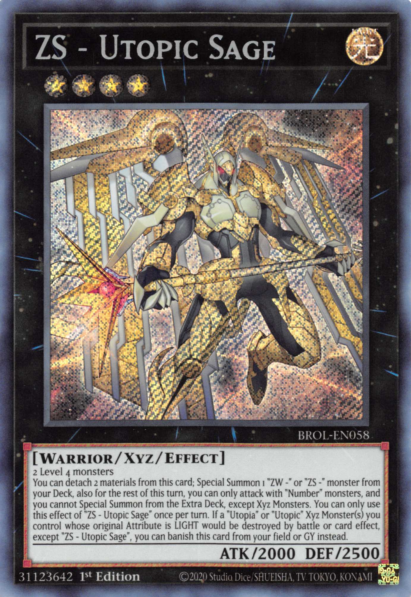 ZS - Utopic Sage [BROL-EN058] Secret Rare | Game Haven TX