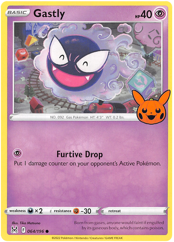 Gastly (064/196) [Trick or Trade 2023] | Game Haven TX