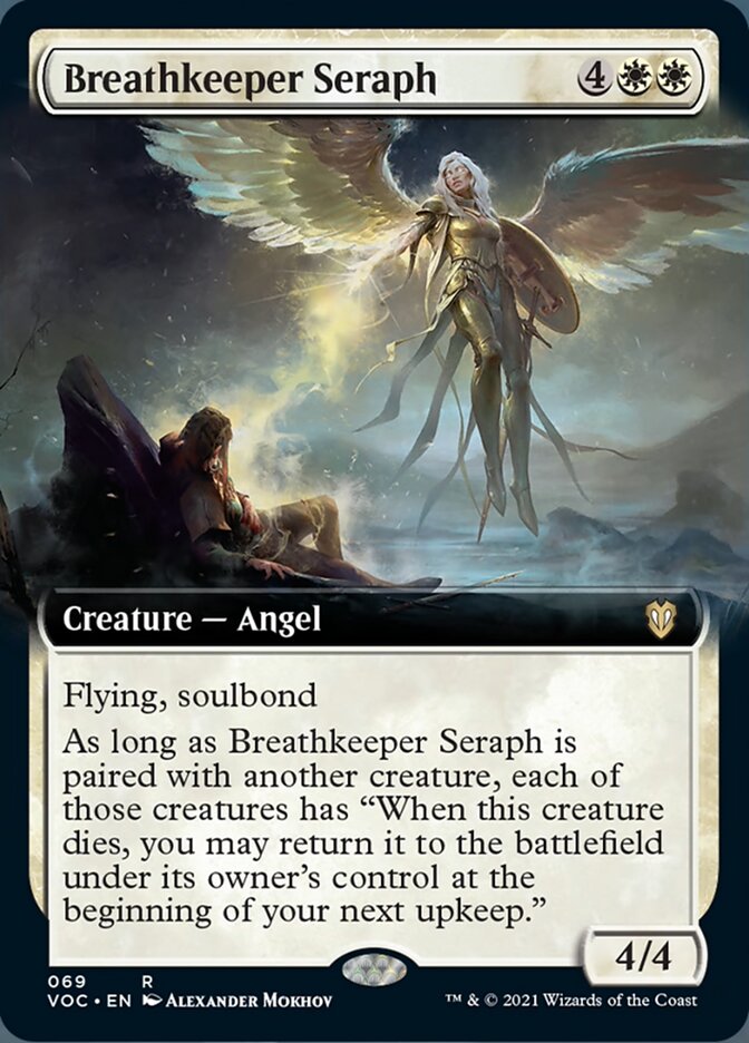 Breathkeeper Seraph (Extended) [Innistrad: Crimson Vow Commander] | Game Haven TX