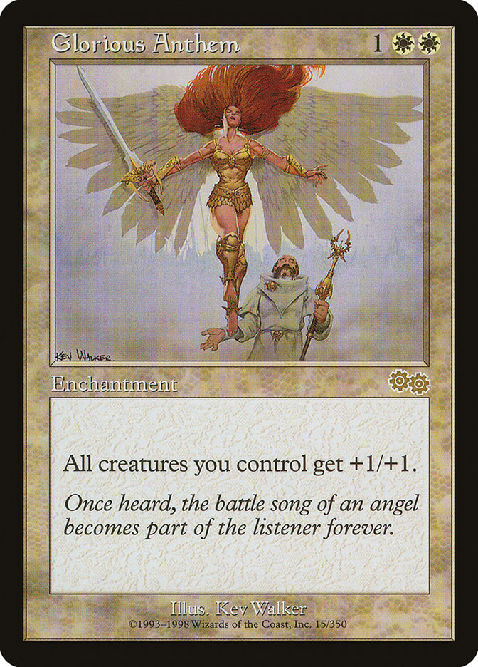 Glorious Anthem [Urza's Saga] | Game Haven TX