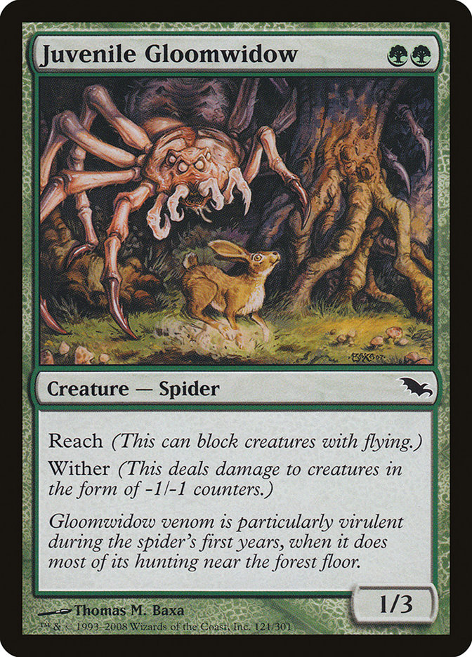 Juvenile Gloomwidow [Shadowmoor] | Game Haven TX