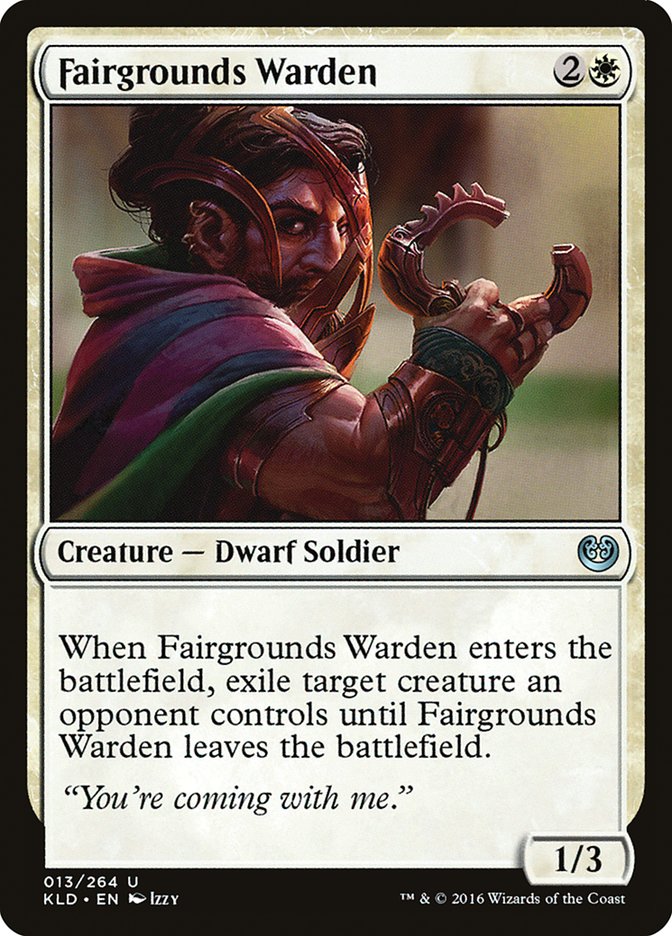 Fairgrounds Warden [Kaladesh] | Game Haven TX